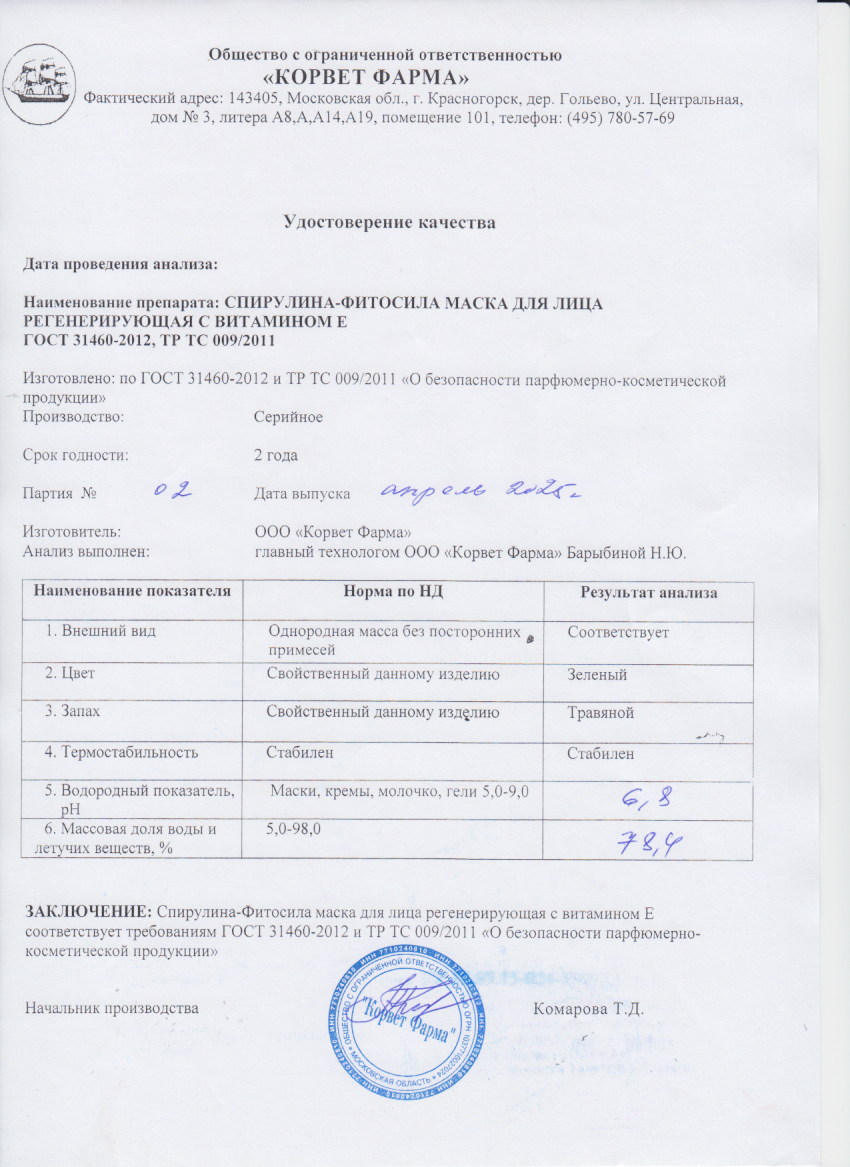 Паспорт №04202502